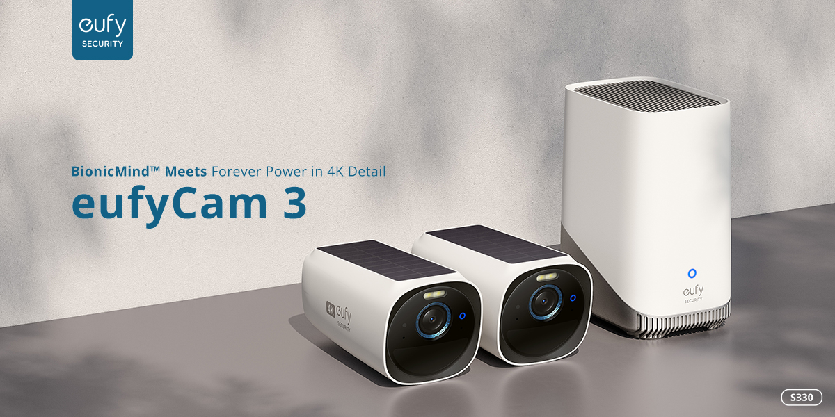 eufyCam S330 (eufyCam 3) 4-Cam Kit